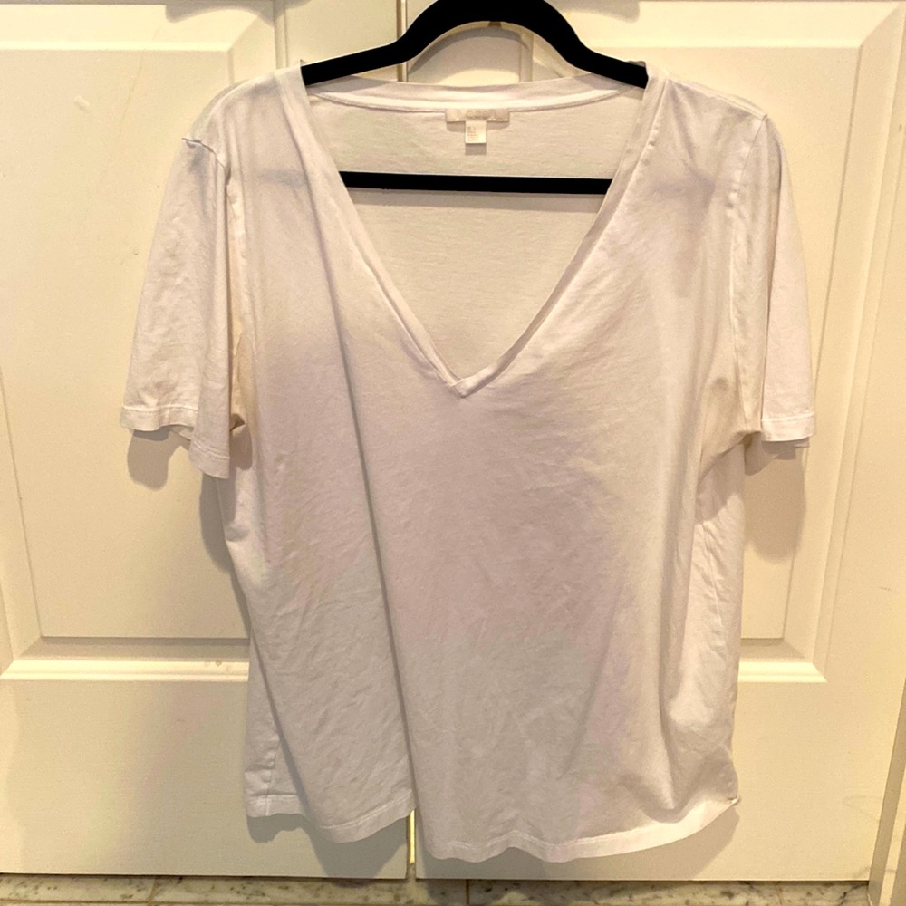 White Cos tee size large